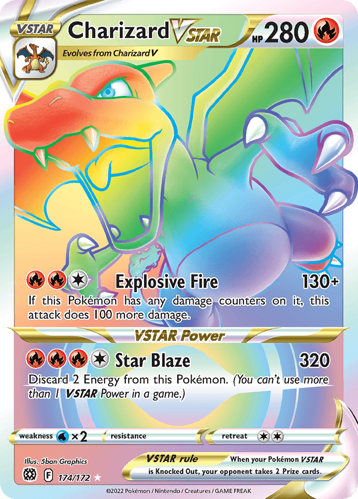 Charizard VSTAR Rainbow